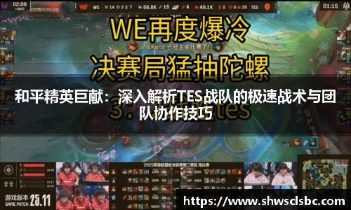 和平精英巨献：深入解析TES战队的极速战术与团队协作技巧